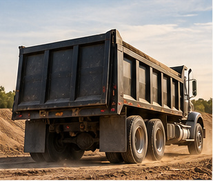 Illustrative image of a dump truck